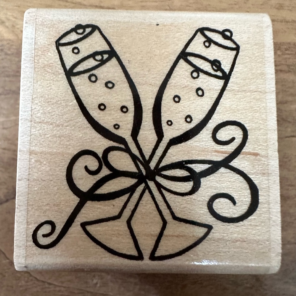 Stampabilities Wedding Toast D1093, New
